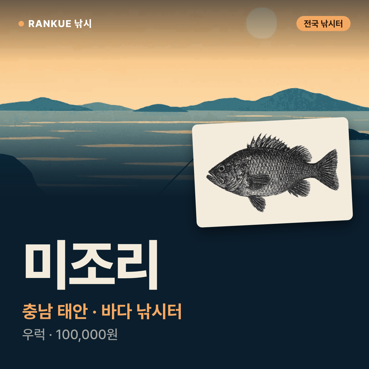 미조리 — 충남 태안 바다 낚시터
