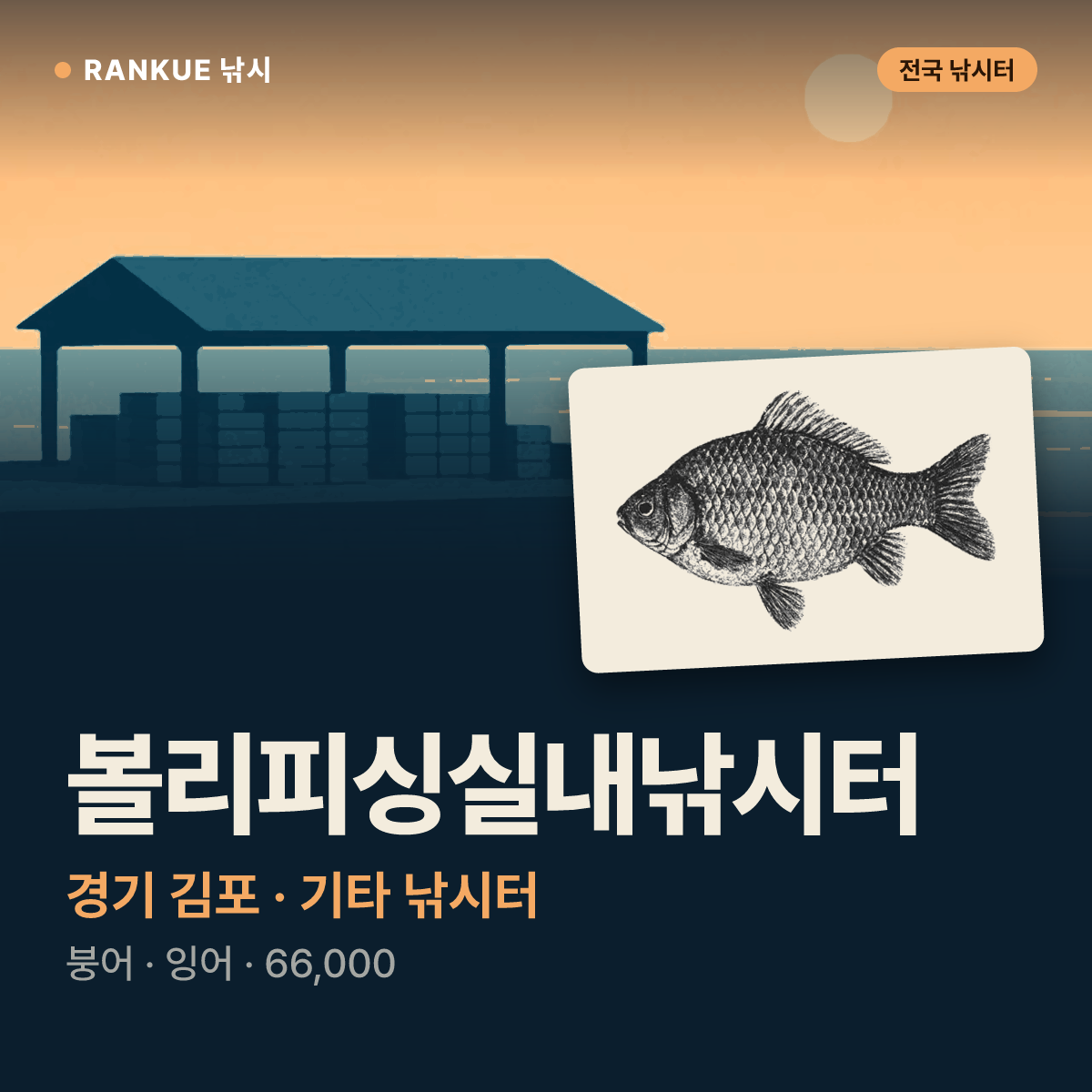 볼리피싱실내낚시터 — 경기 김포 기타 낚시터