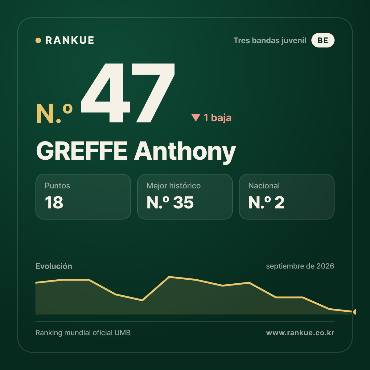 GREFFE Anthony — N.º 47