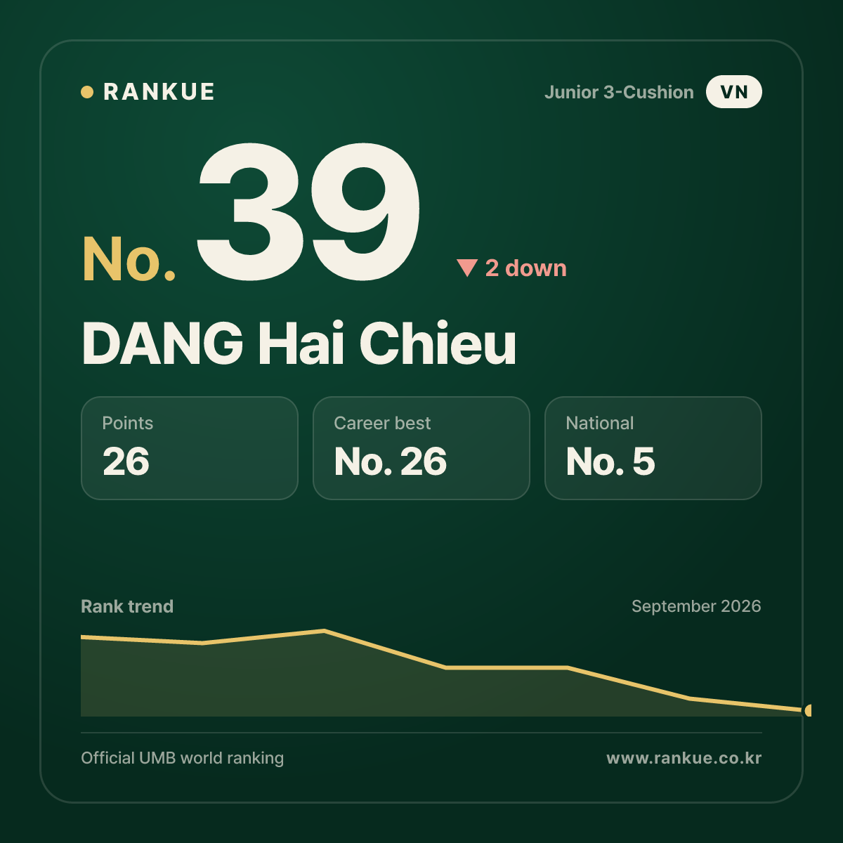 DANG Hai Chieu — No.39