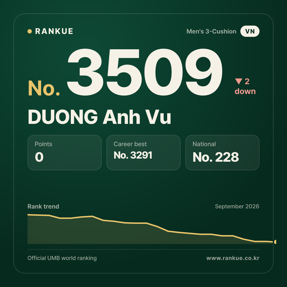 DUONG Anh Vu — No.3509