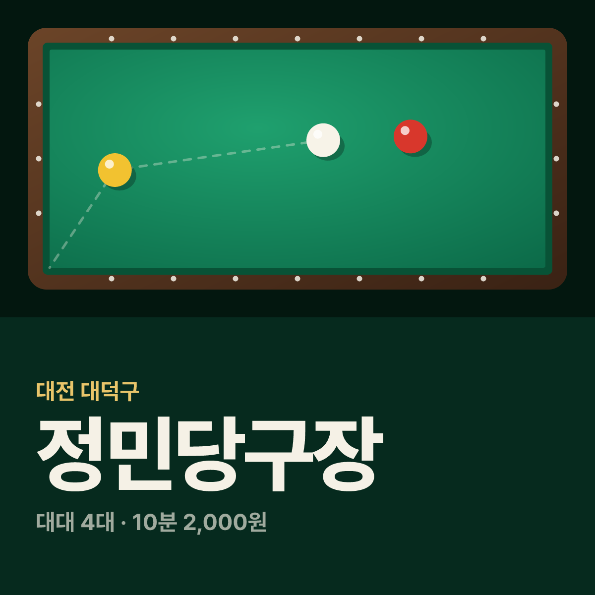 정민당구장 카드