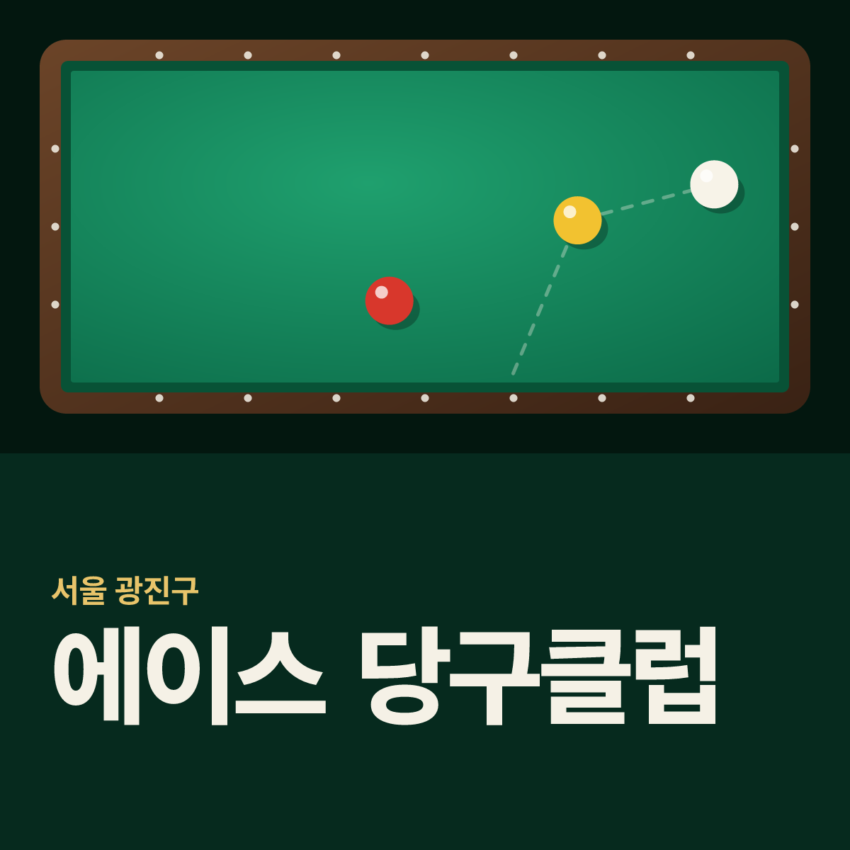에이스 당구클럽 당구장 카드