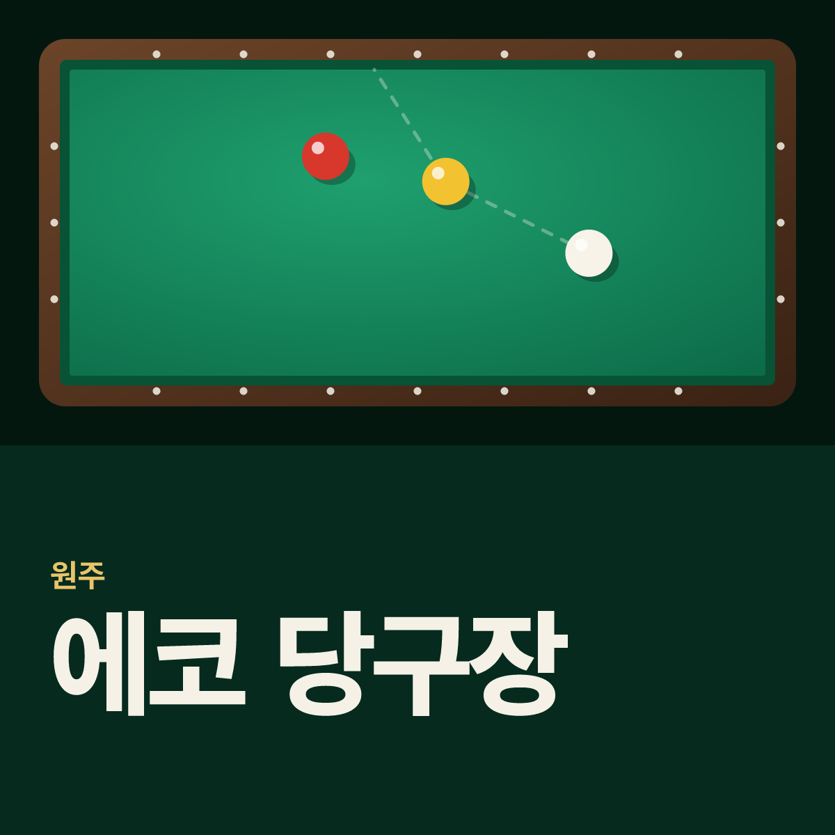 에코 당구장 카드