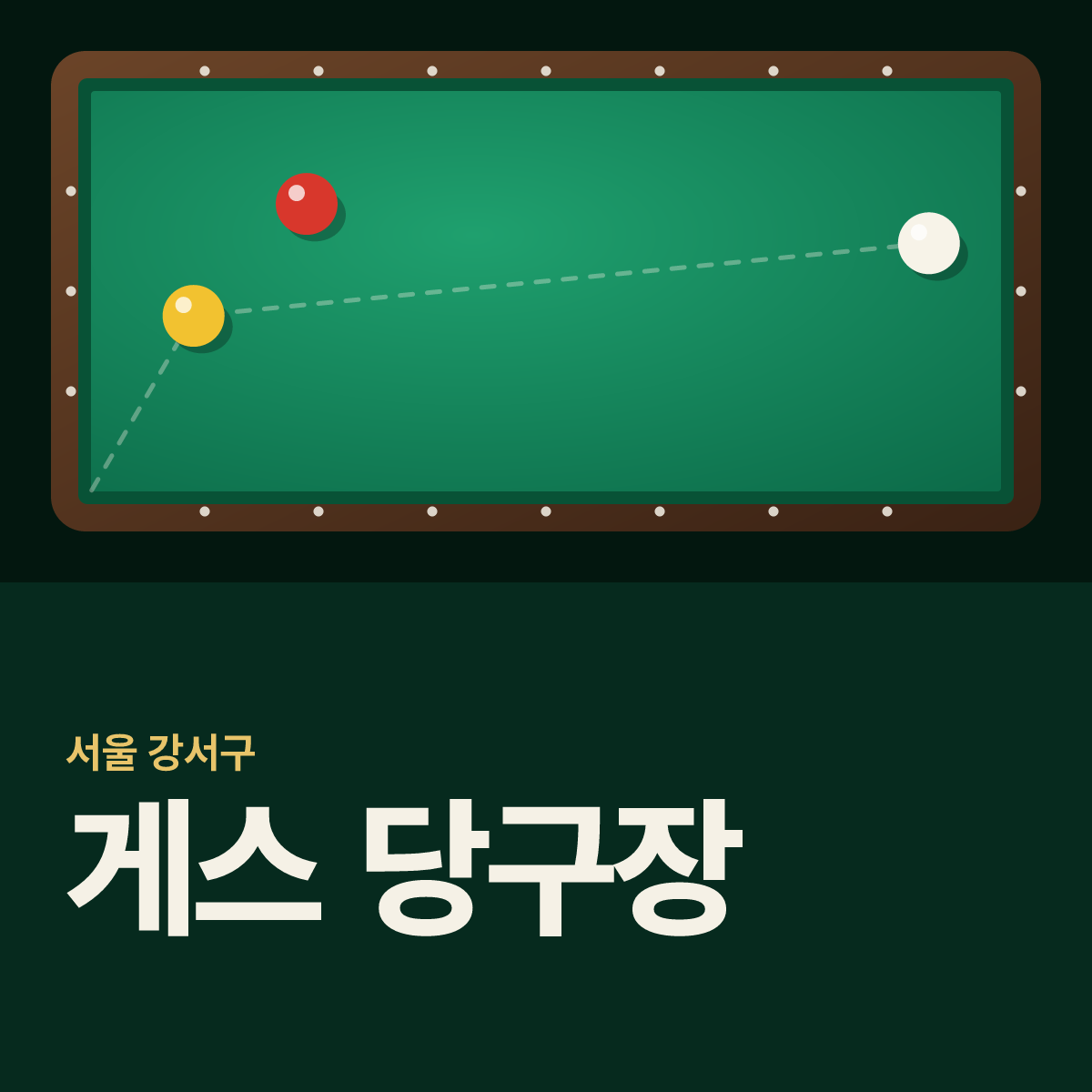 게스 당구장 카드