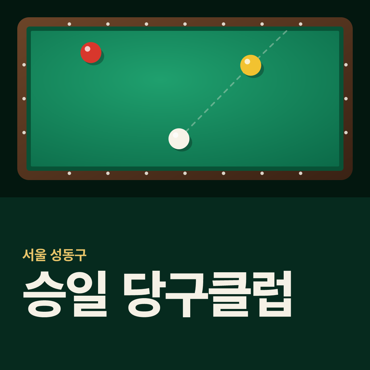 승일 당구클럽 당구장 카드