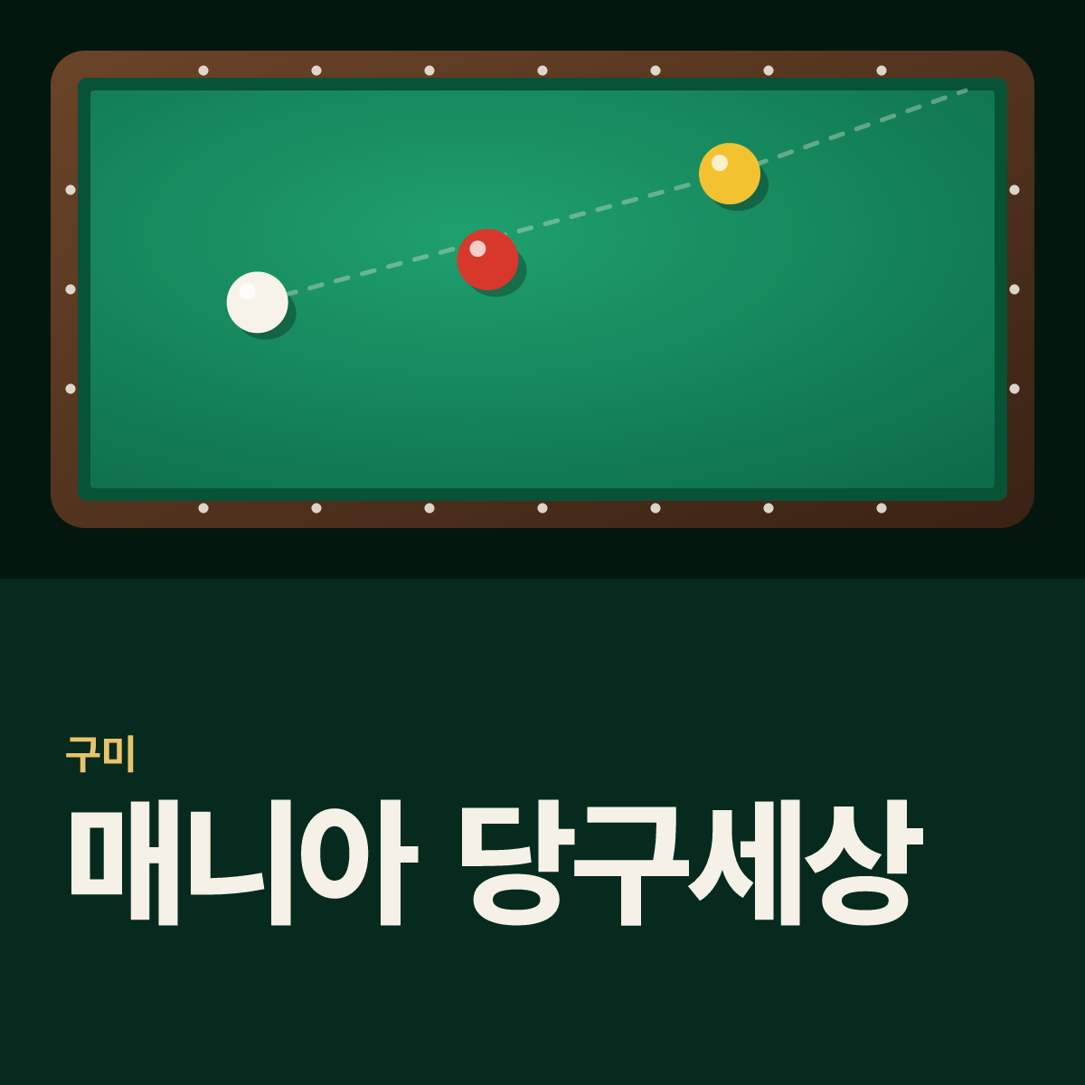 매니아 당구세상 당구장 카드