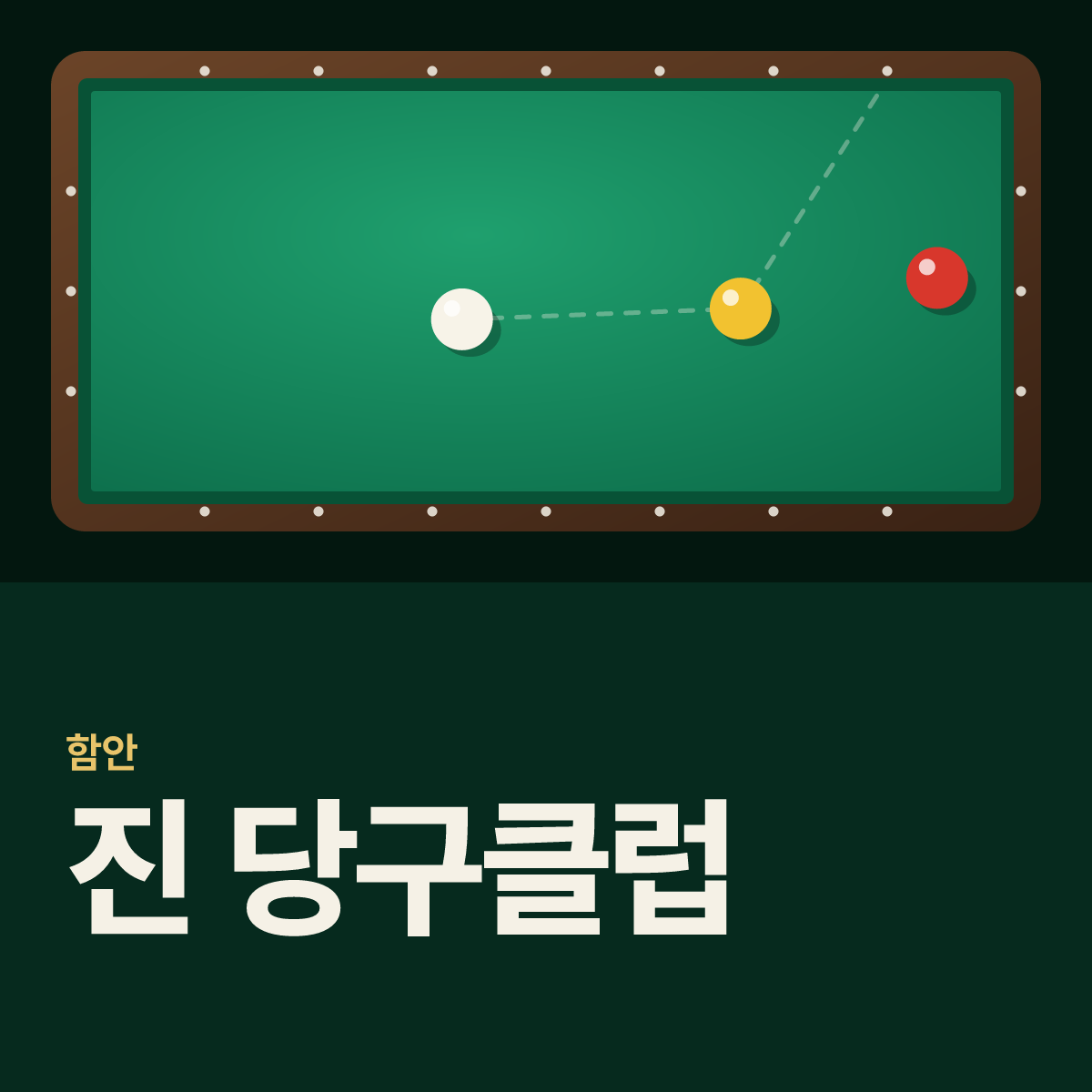 진 당구클럽 당구장 카드