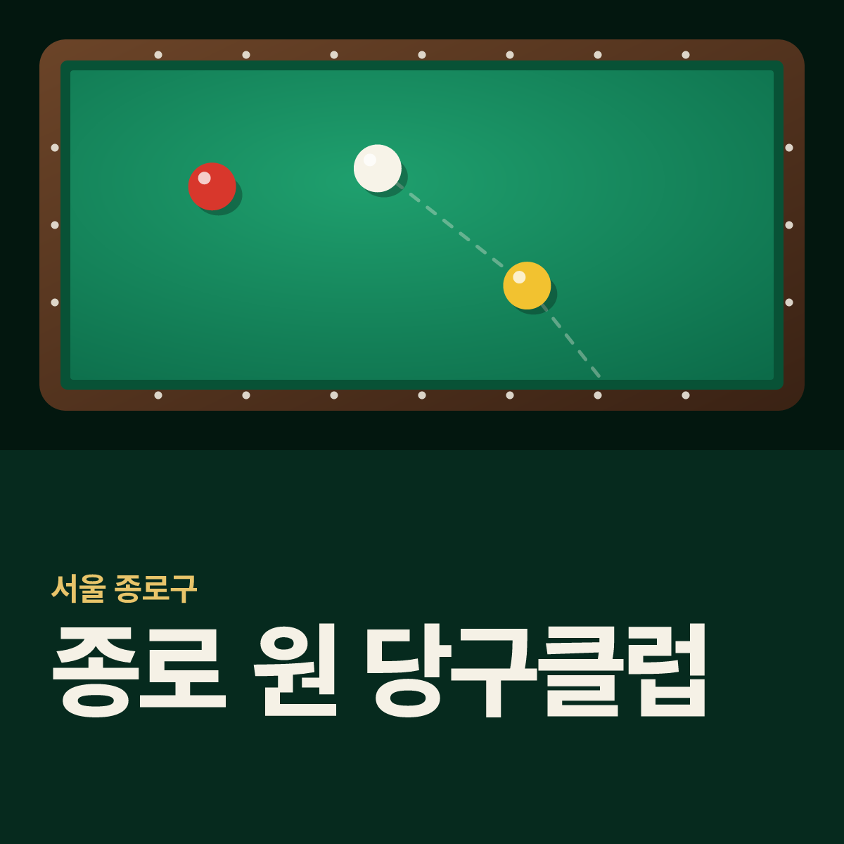 종로 원 당구클럽 당구장 카드