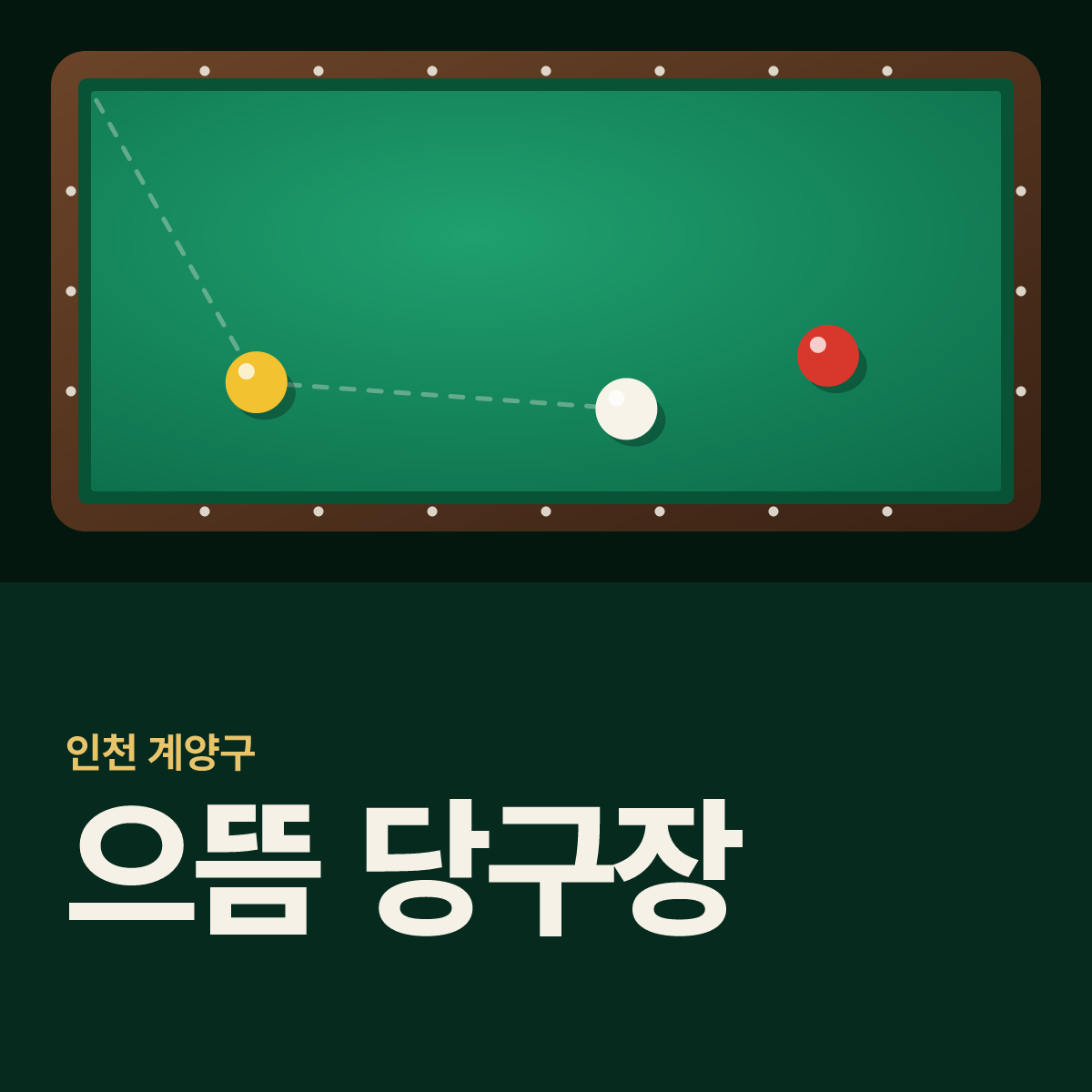 으뜸 당구장 카드