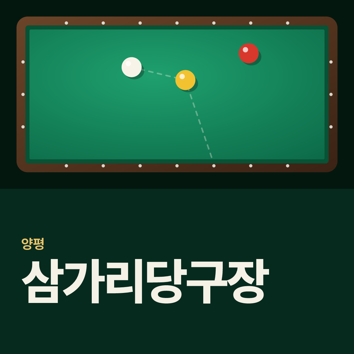 삼가리당구장 카드