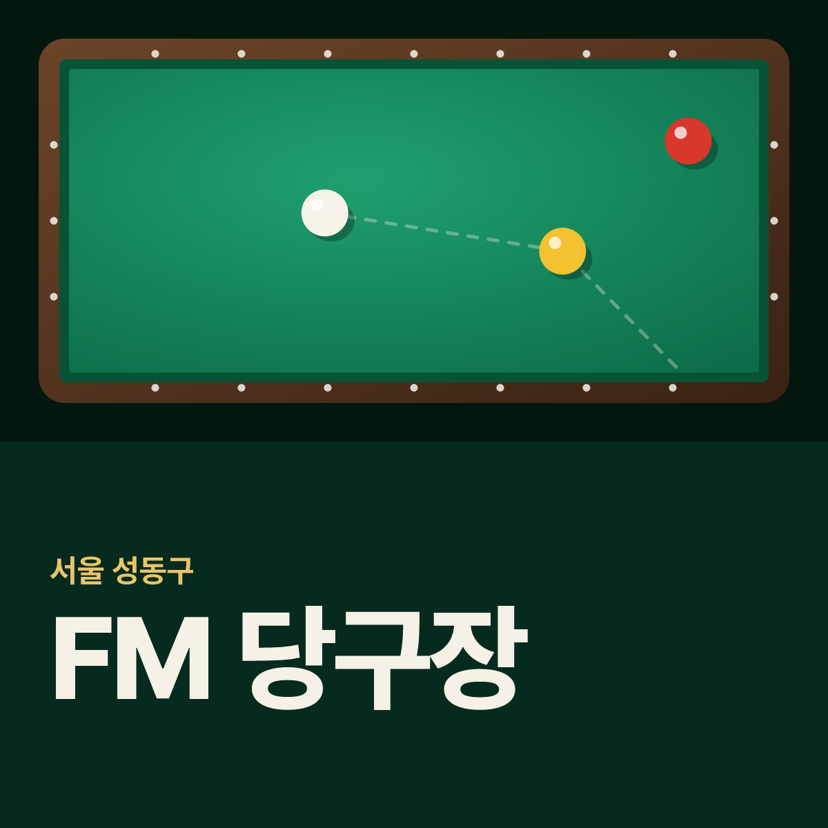 FM 당구장 카드