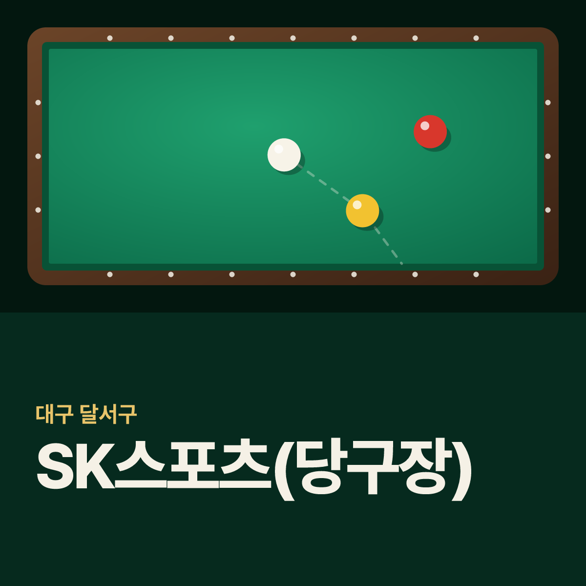 SK스포츠(당구장) 카드