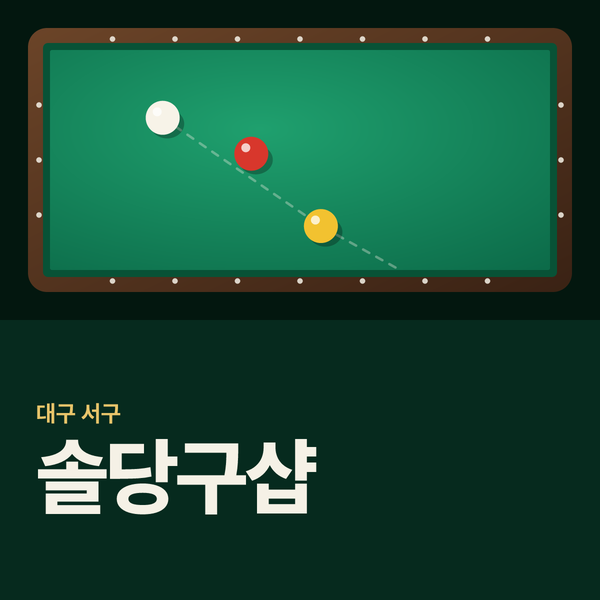 솔당구샵 당구장 카드