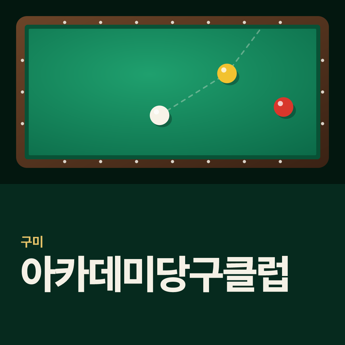 아카데미당구클럽 당구장 카드