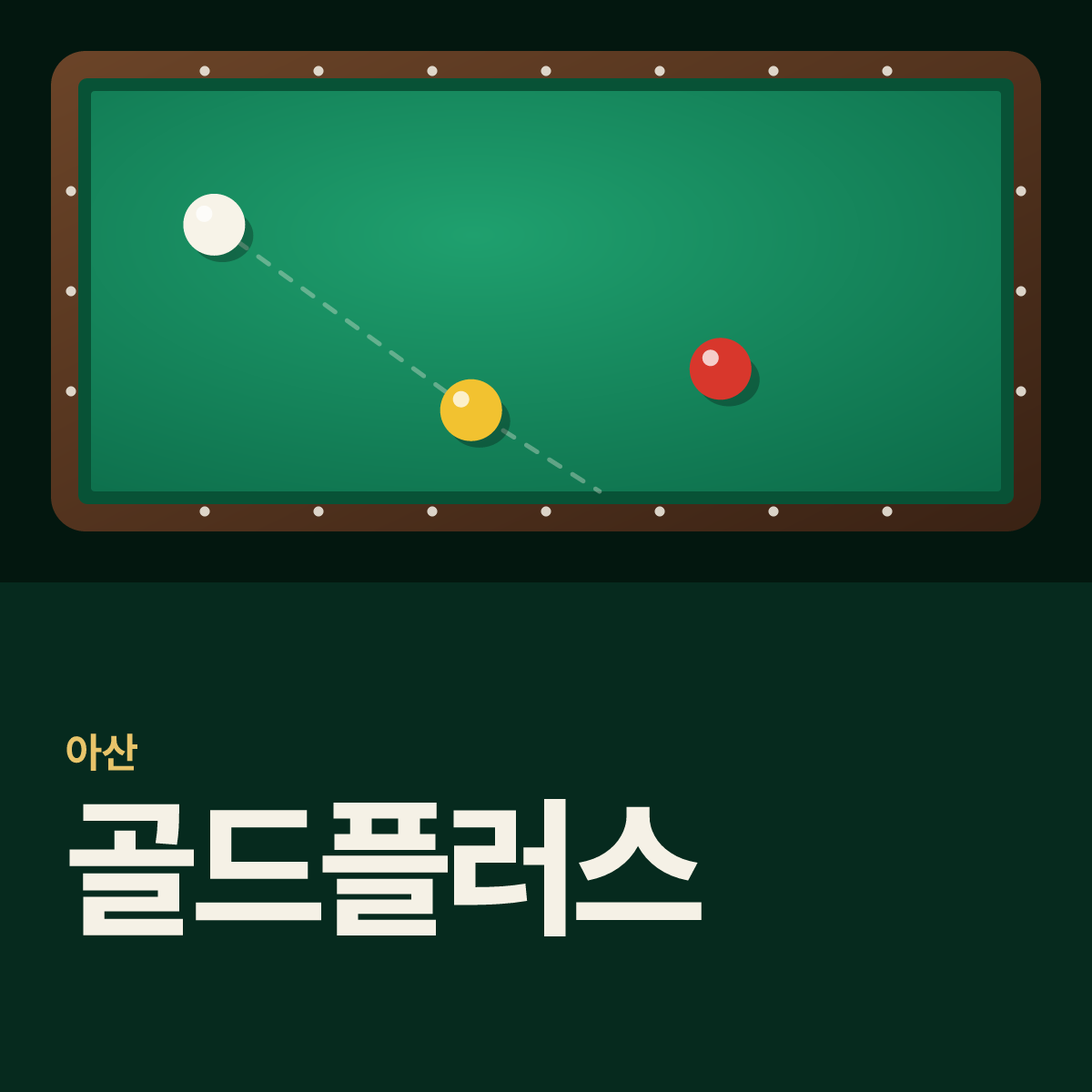 골드플러스 당구장 카드