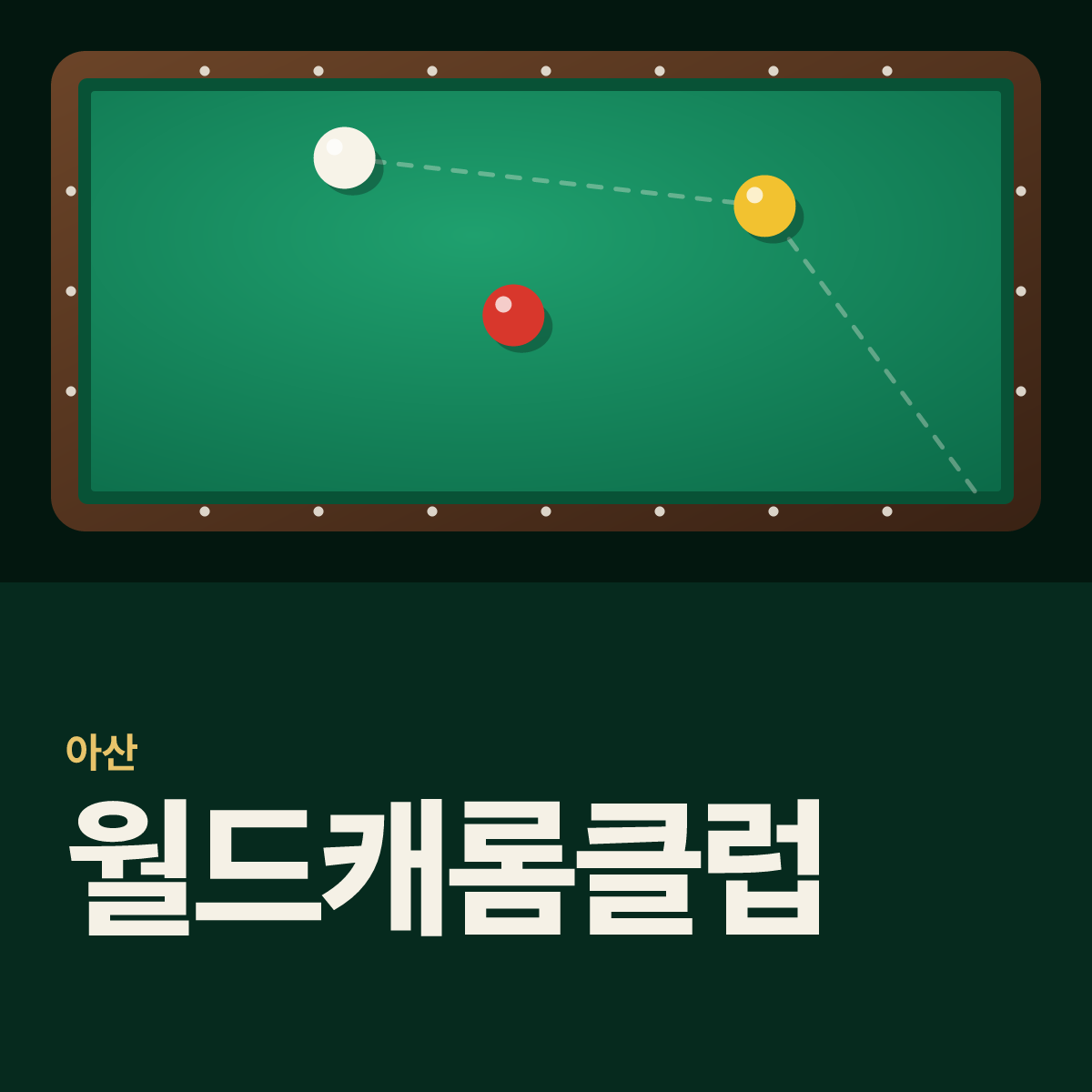 월드캐롬클럽 당구장 카드