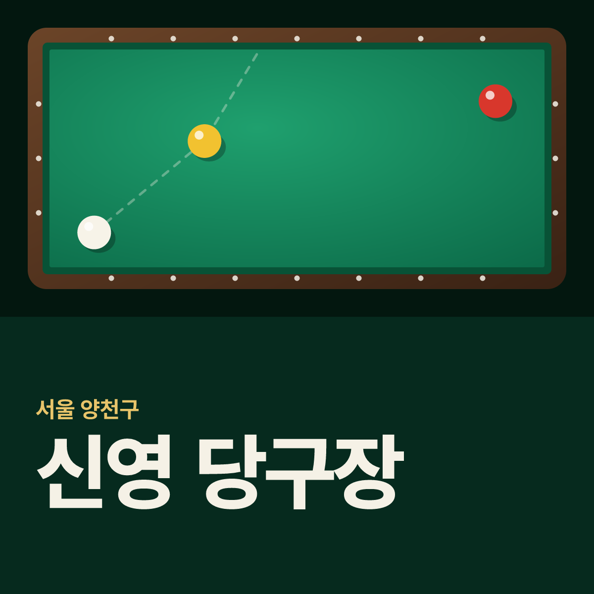 신영 당구장 카드