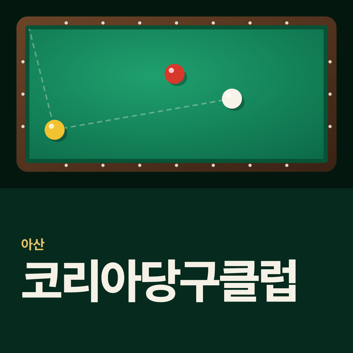 코리아당구클럽 당구장 카드