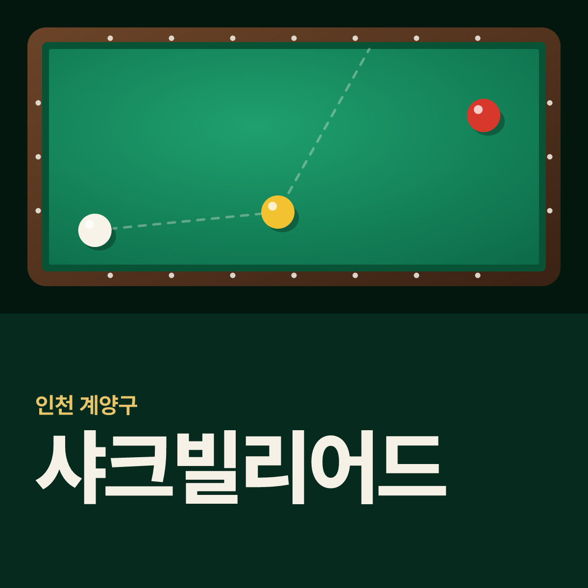 샤크빌리어드 당구장 카드