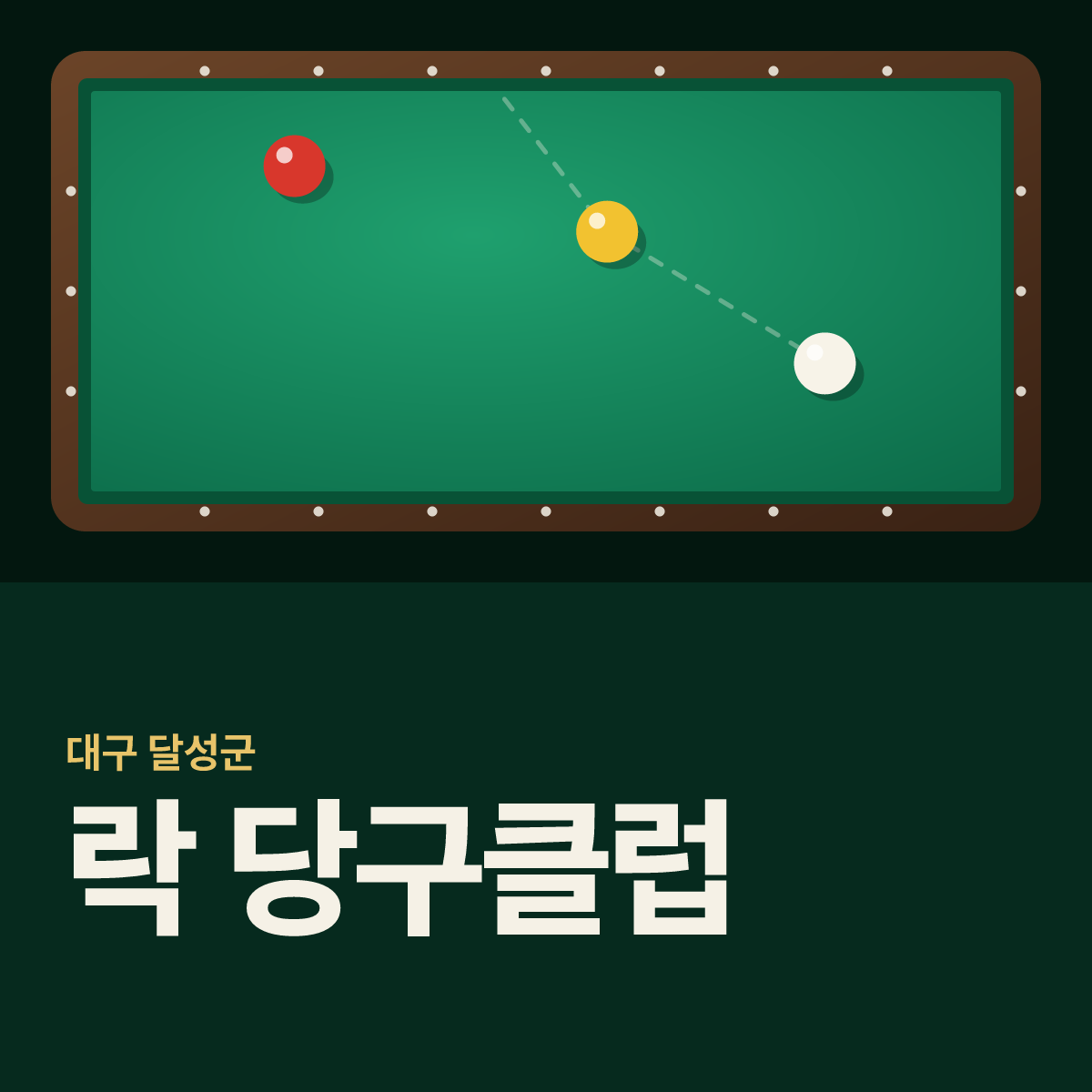 락 당구클럽 당구장 카드