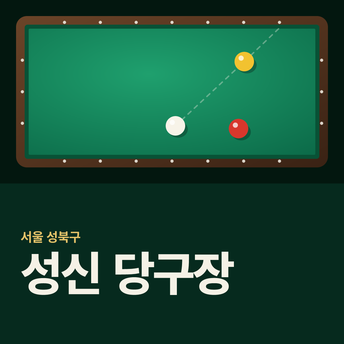 성신 당구장 카드