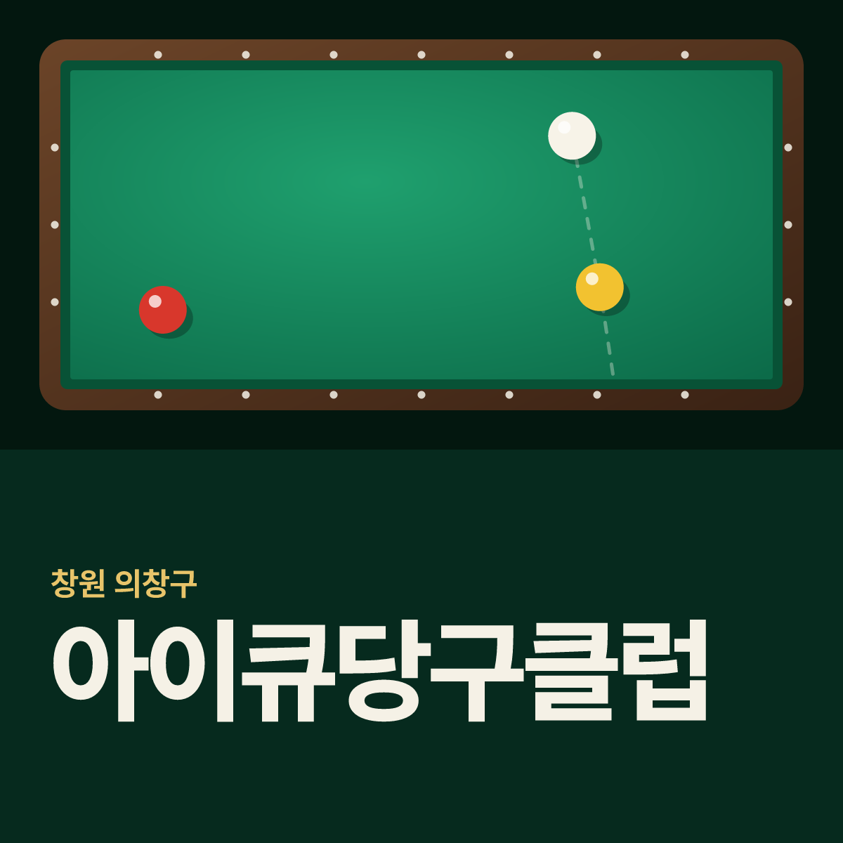 아이큐당구클럽 당구장 카드