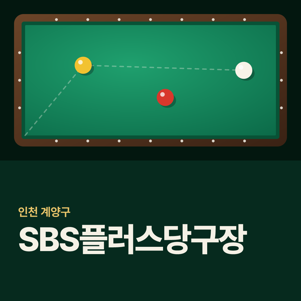 SBS플러스당구장 카드
