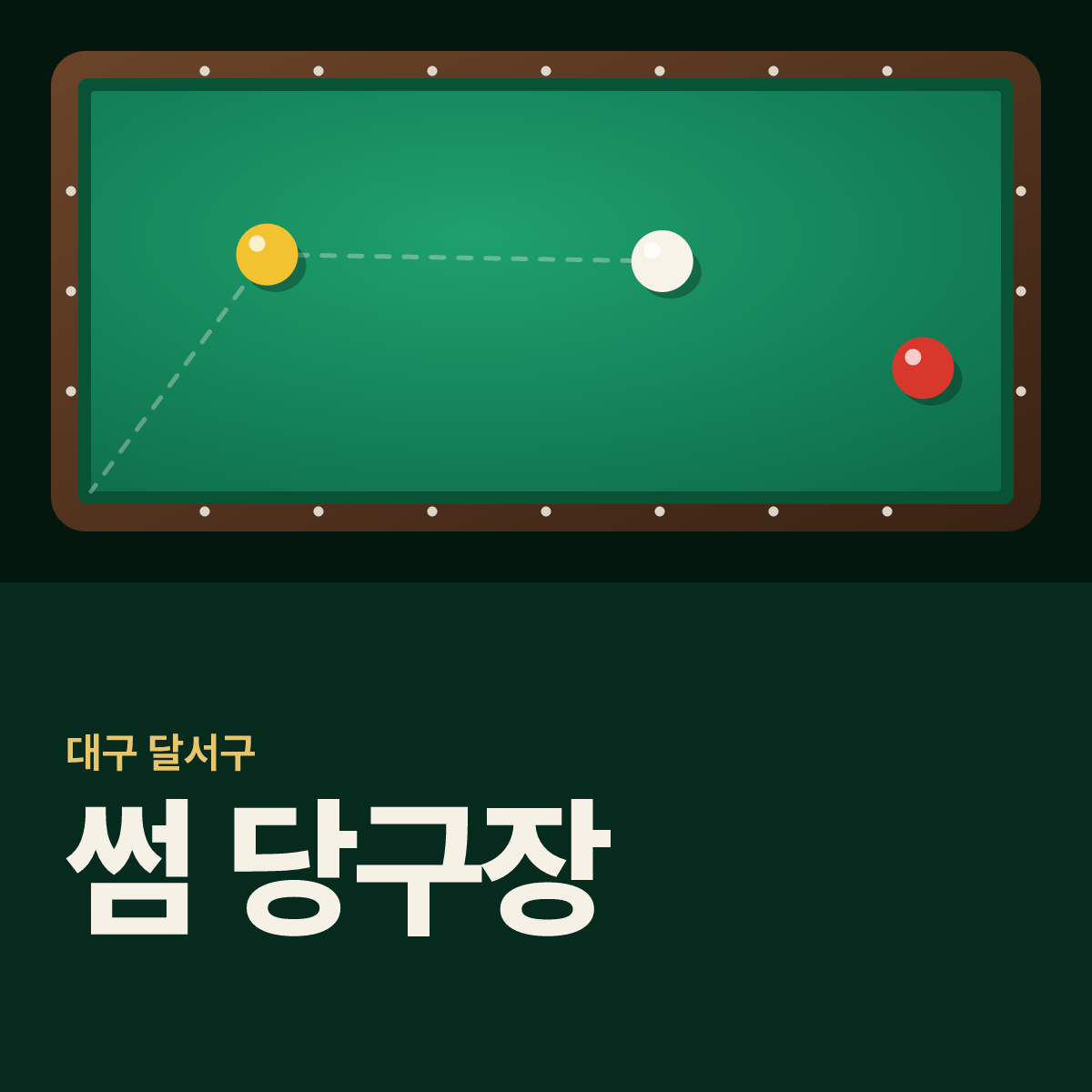 썸 당구장 카드