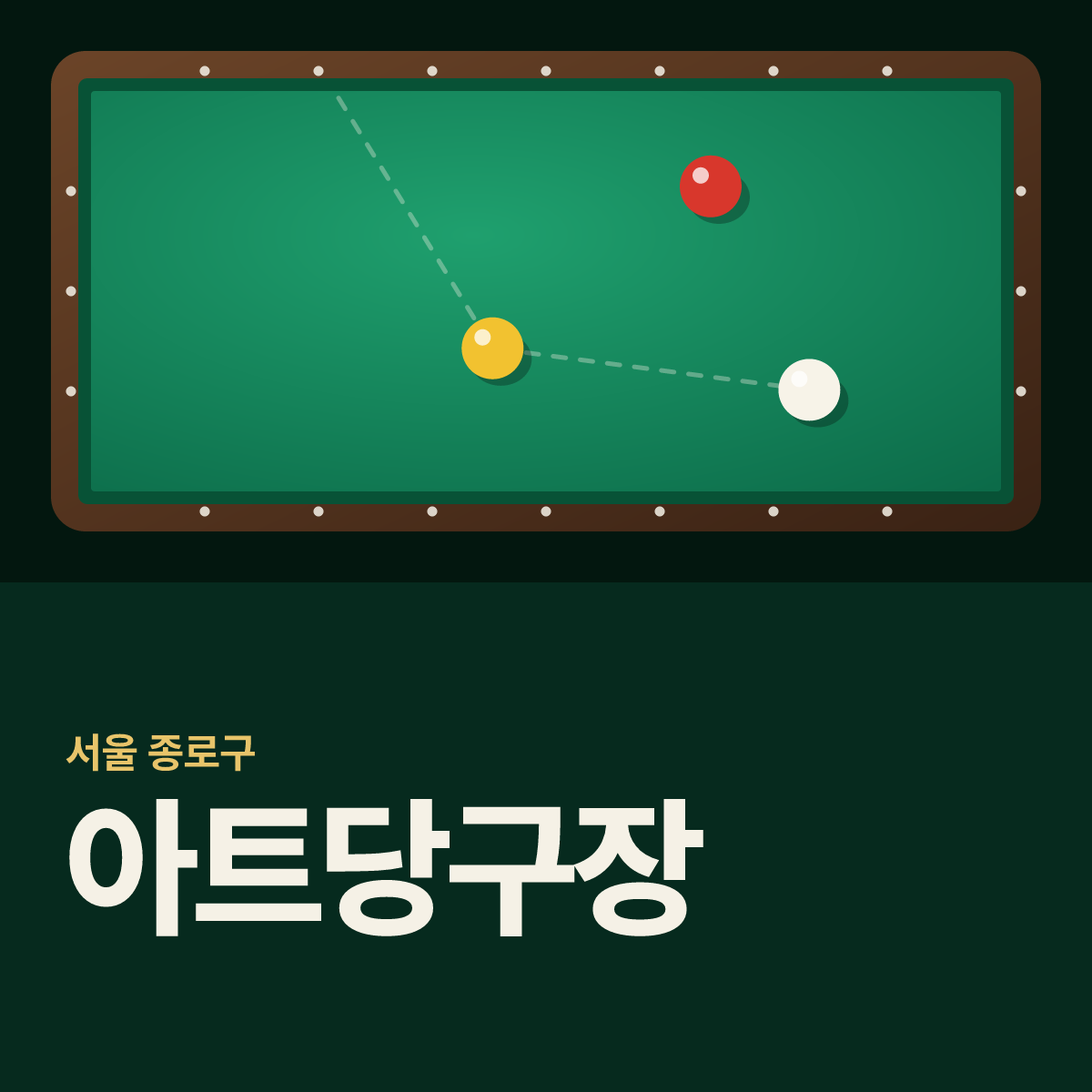 아트당구장 카드