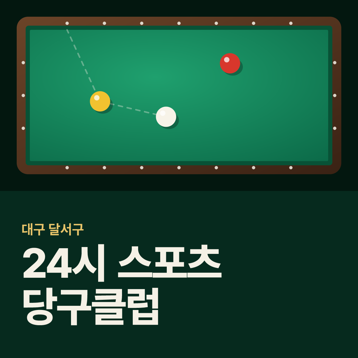 24시 스포츠 당구클럽 당구장 카드