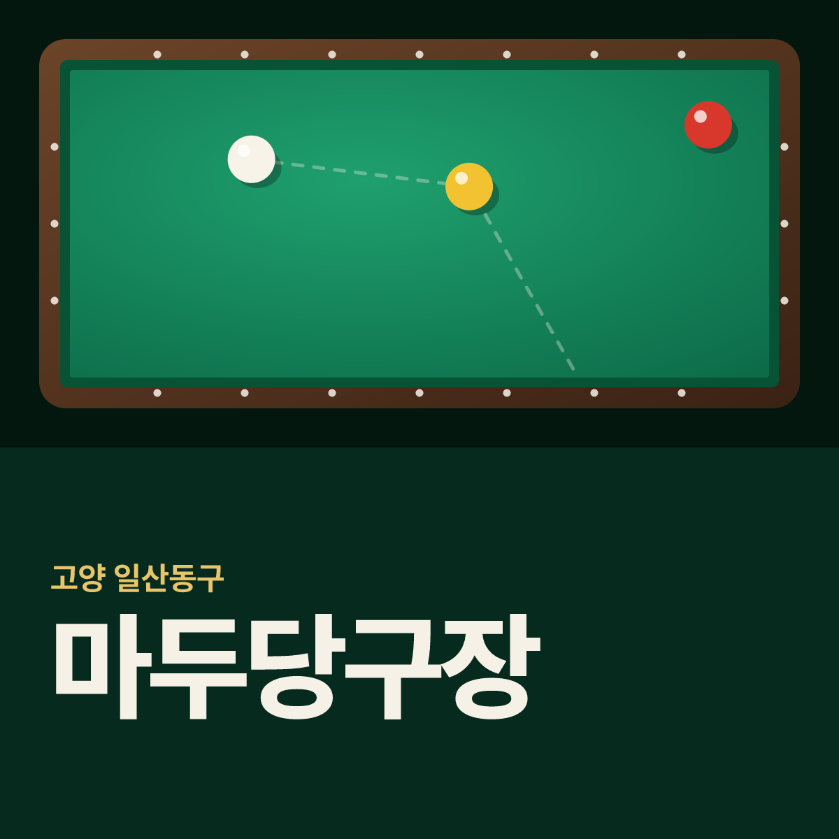 마두당구장 카드