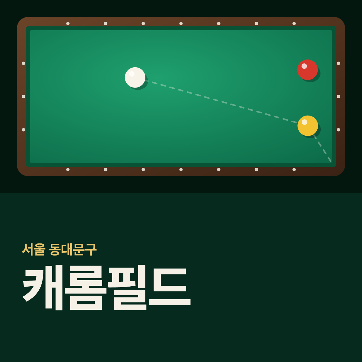 캐롬필드 당구장 카드