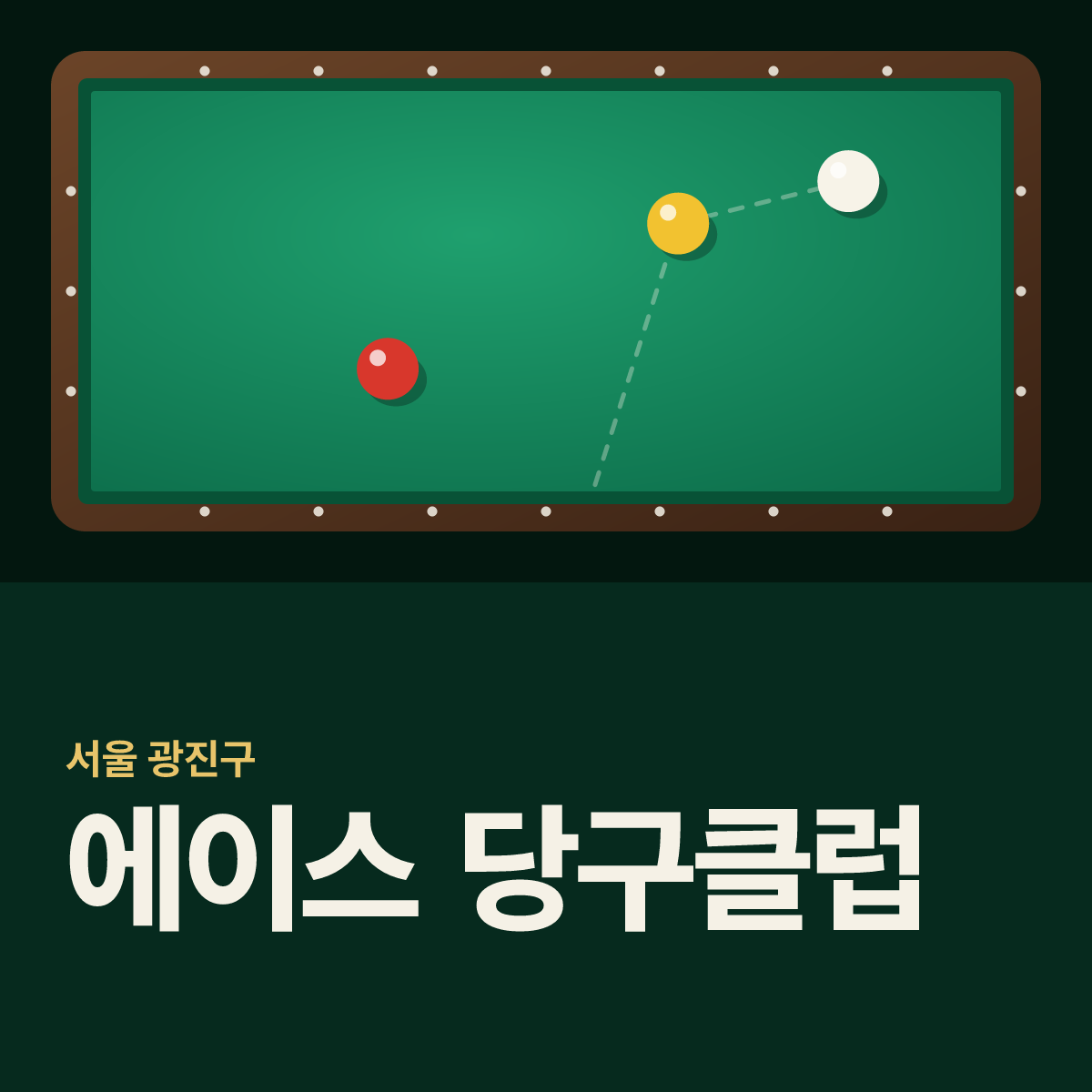 에이스 당구클럽 당구장 카드