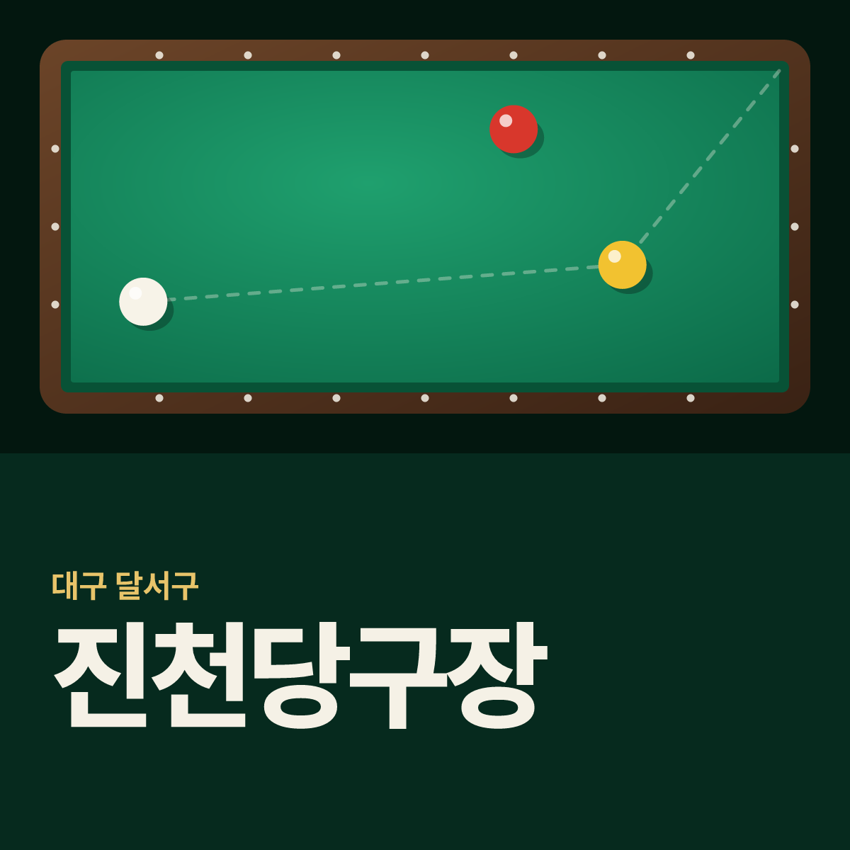 진천당구장 카드