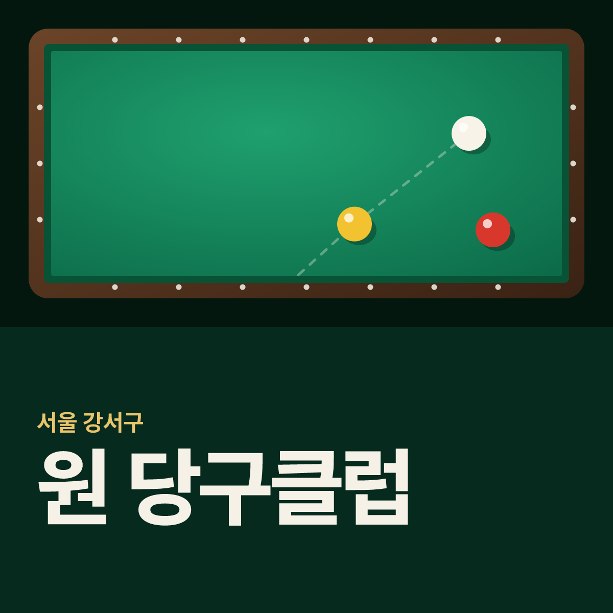 원 당구클럽 당구장 카드