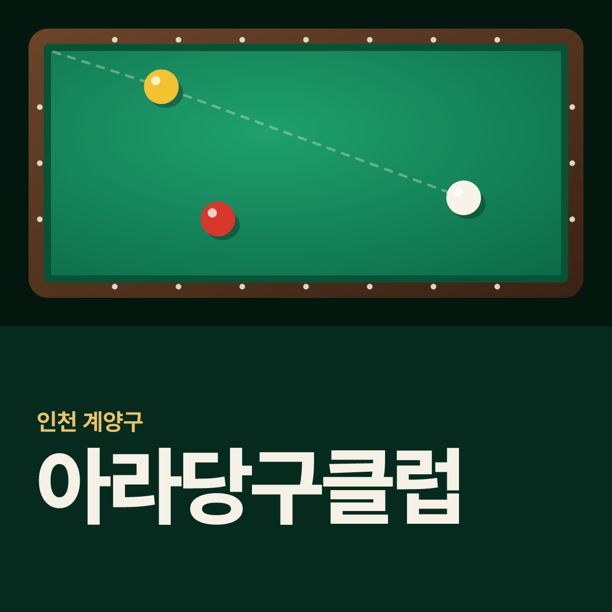 아라당구클럽 당구장 카드