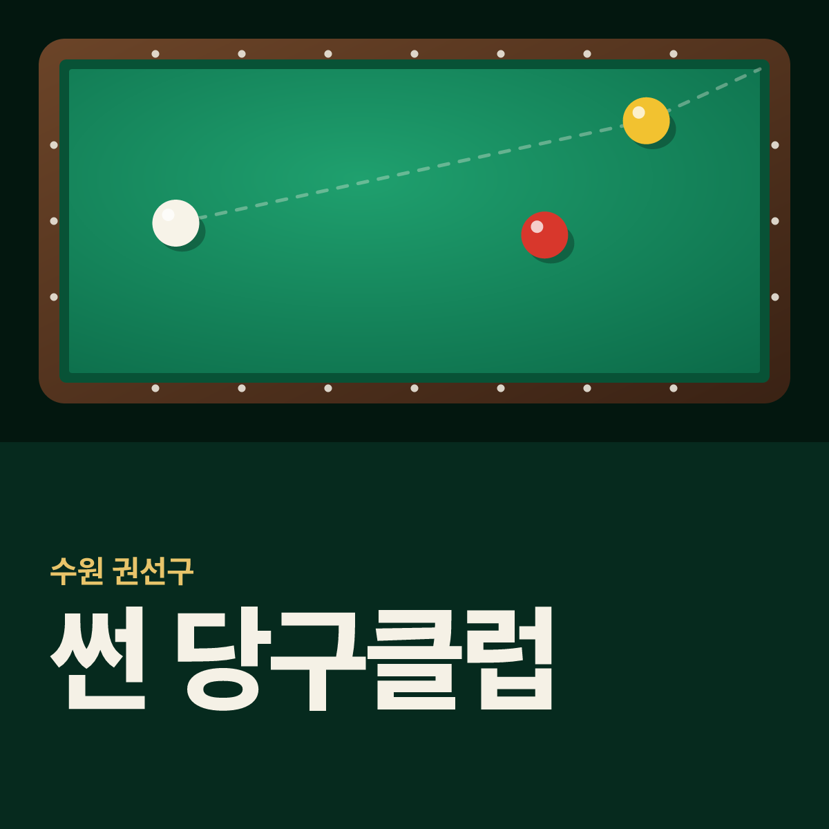 썬 당구클럽 당구장 카드