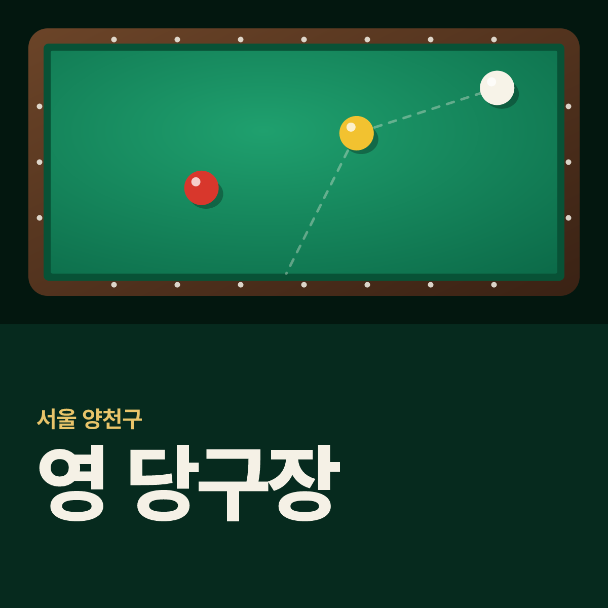 영 당구장 카드