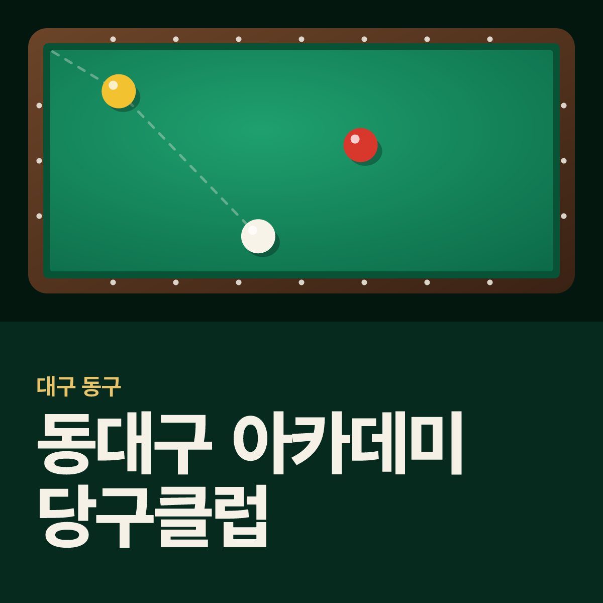 동대구 아카데미 당구클럽 당구장 카드