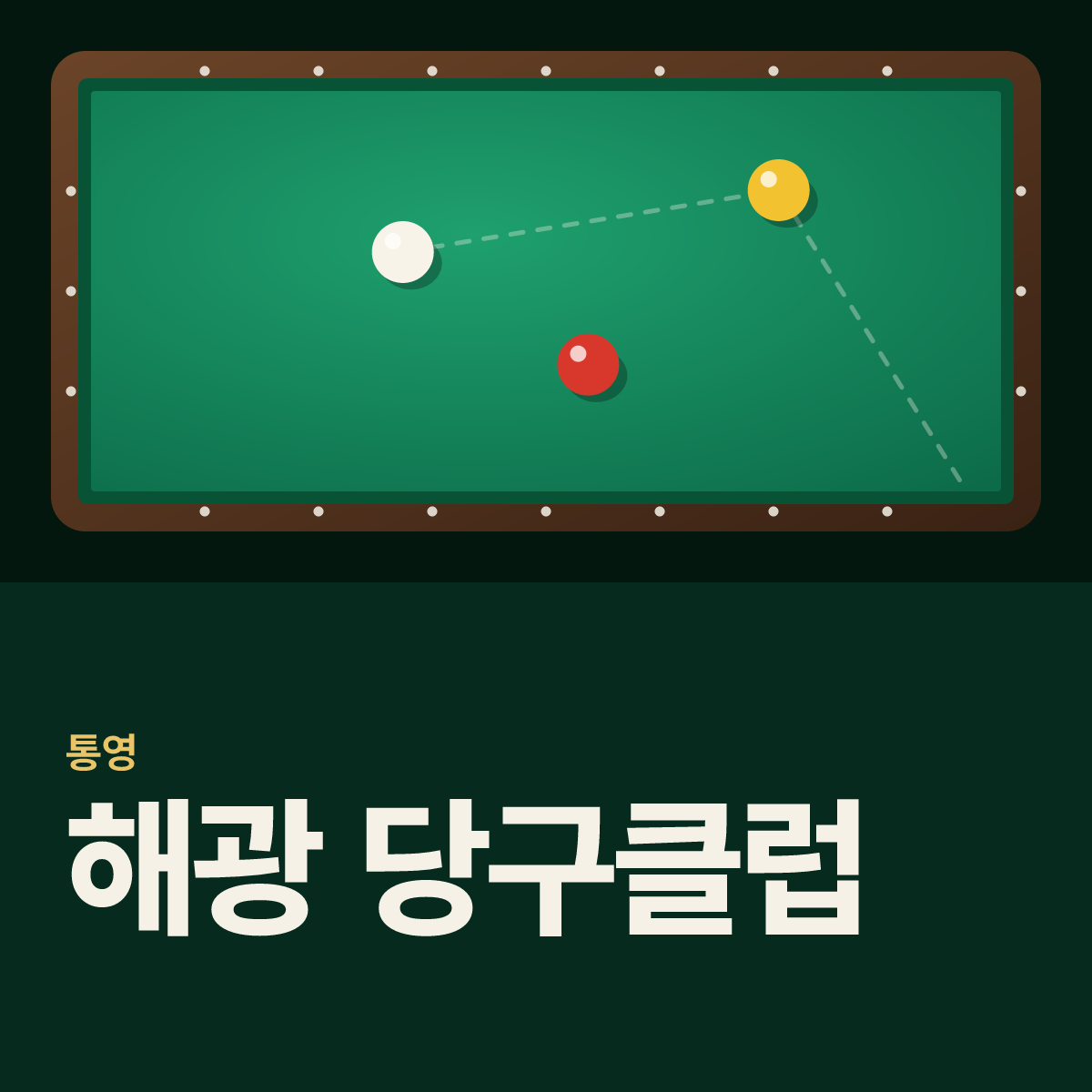 해광 당구클럽 당구장 카드