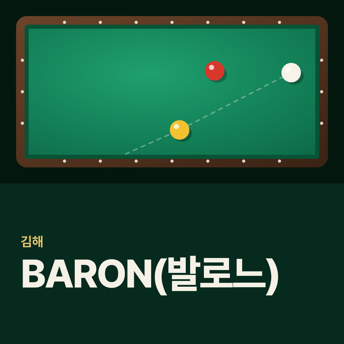 BARON(발로느) 당구장 카드
