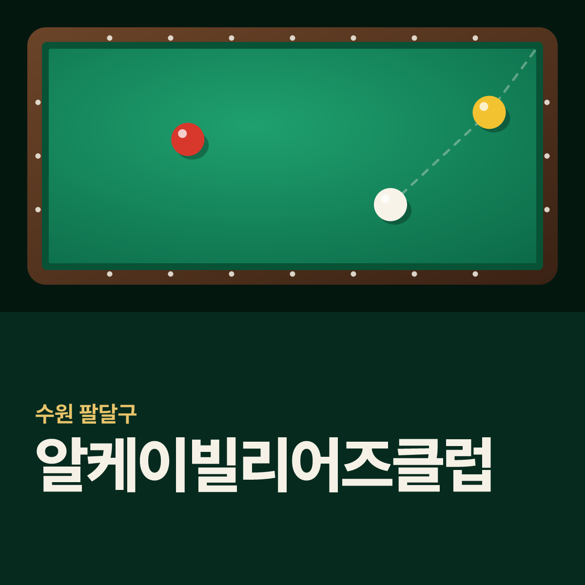 알케이빌리어즈클럽 당구장 카드