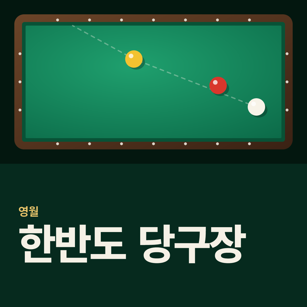 한반도 당구장 카드