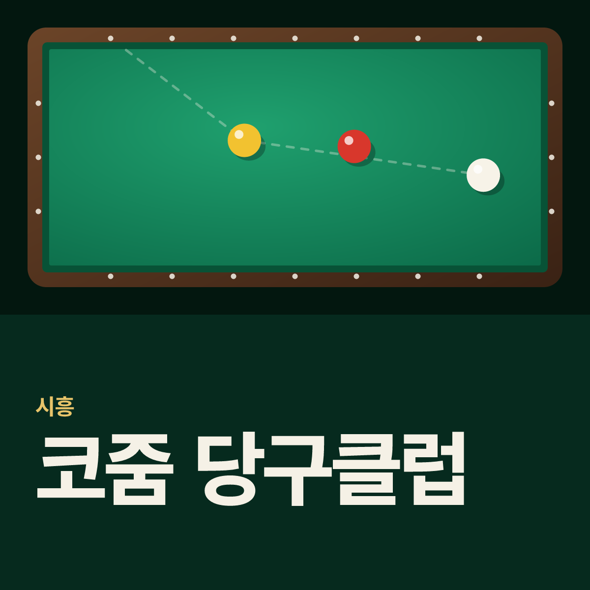 코줌 당구클럽 당구장 카드