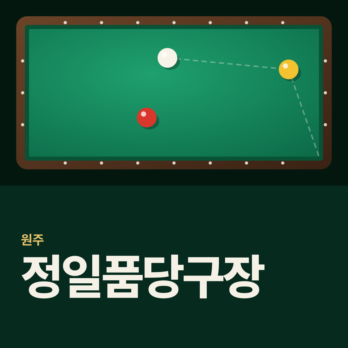 정일품당구장 카드