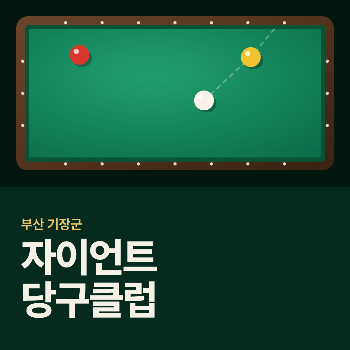 자이언트 당구클럽 당구장 카드
