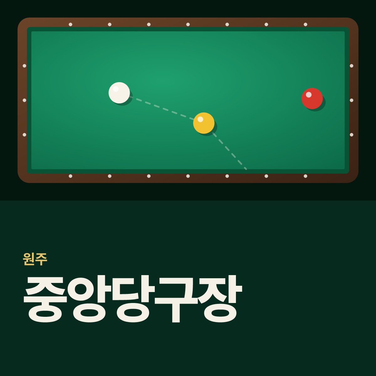 중앙당구장 카드
