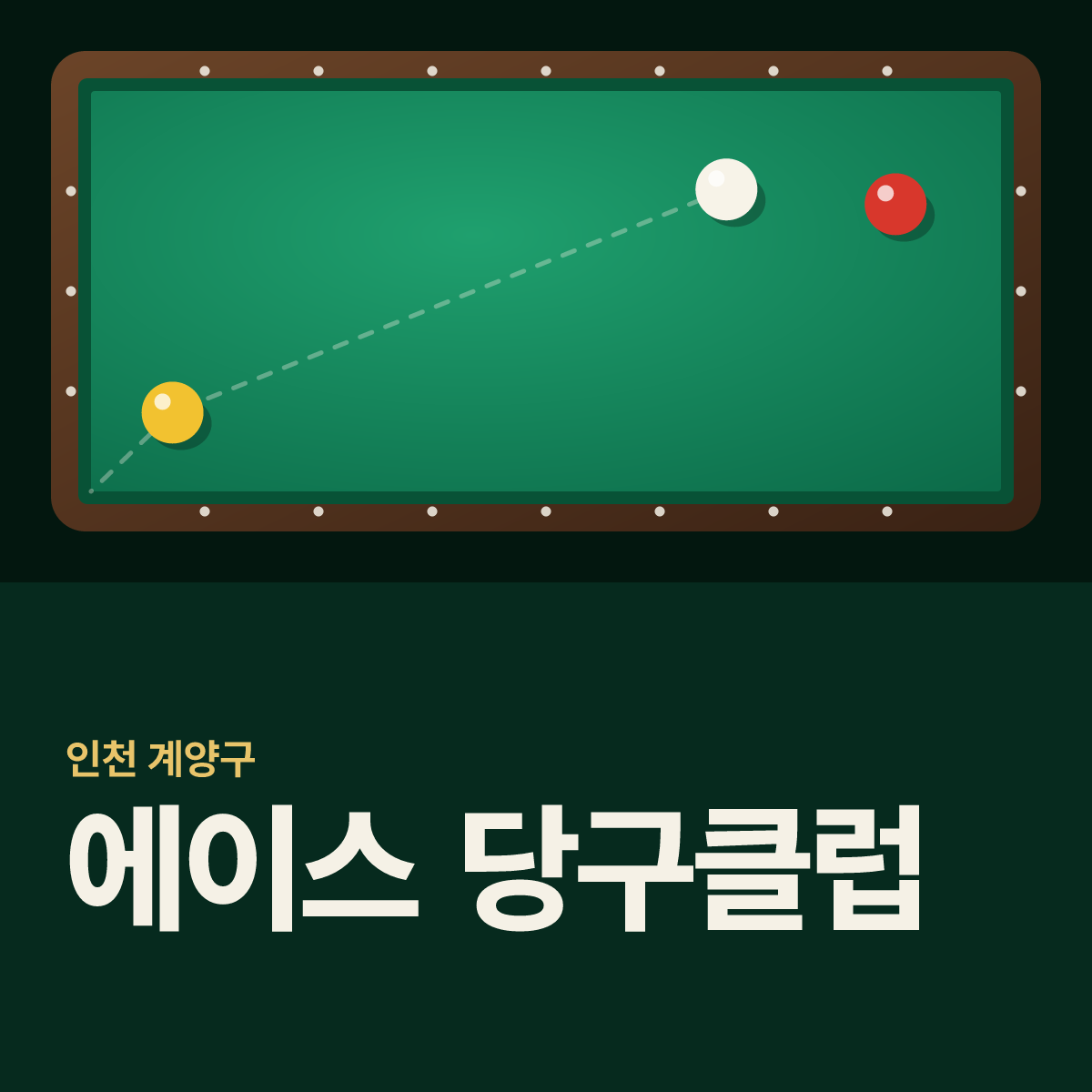 에이스 당구클럽 당구장 카드