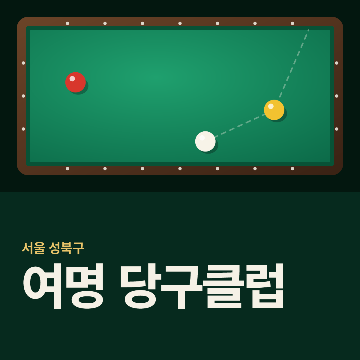 여명 당구클럽 당구장 카드